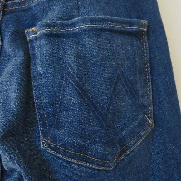 MOTHER The Hustler Ankle Fray Jeans in Home Movies - Size 25 - Picture 12 of 14